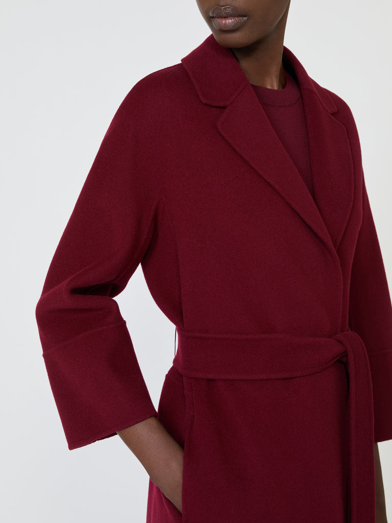 max mara short double-faced wool coat
