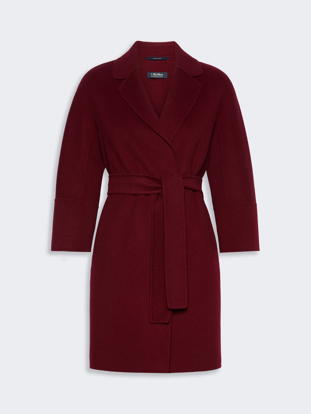 max mara short double-faced wool coat for women