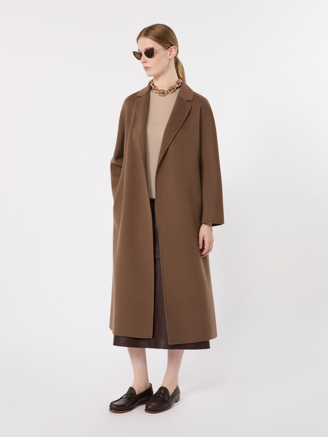 max mara wool broadcloth midi coat for women