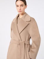max mara double wool and cashmere robe coat for women