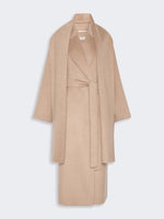 max mara double wool and cashmere robe coat for women