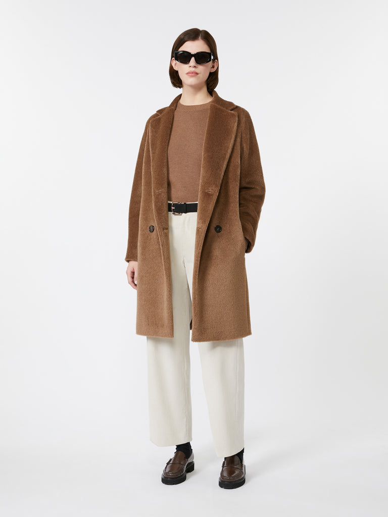 max mara wool and alpaca midi coat