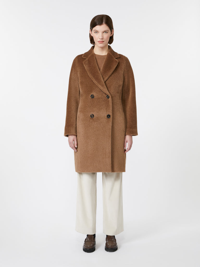 max mara wool and alpaca midi coat