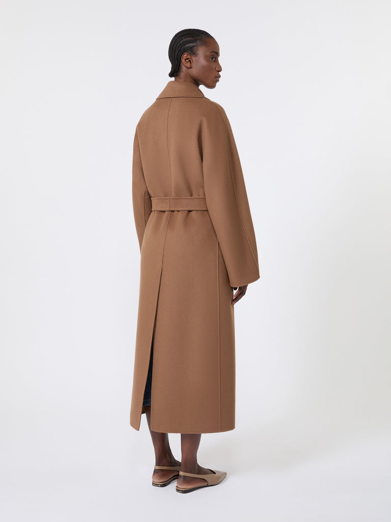 max mara long wool drap wrap coat