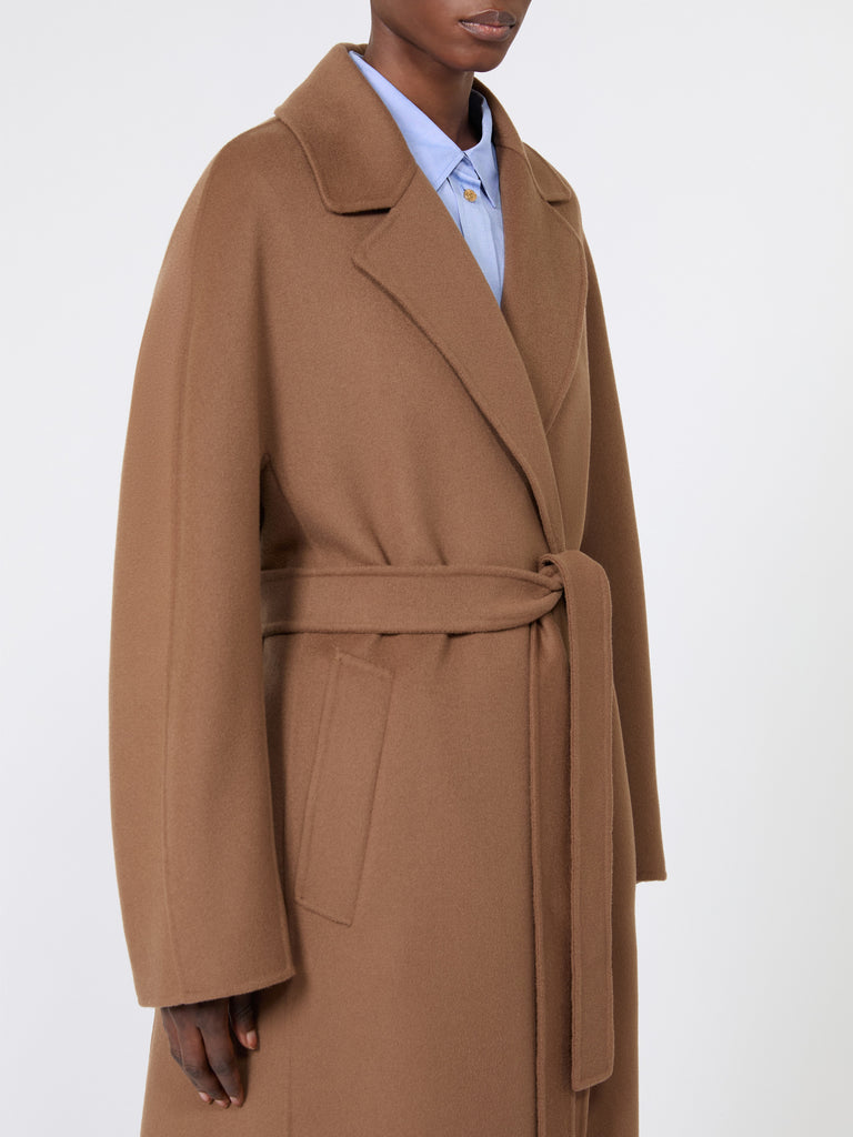 max mara long wool drap wrap coat