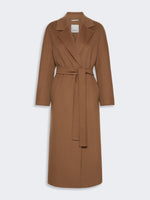 max mara long wool drap wrap coat for women