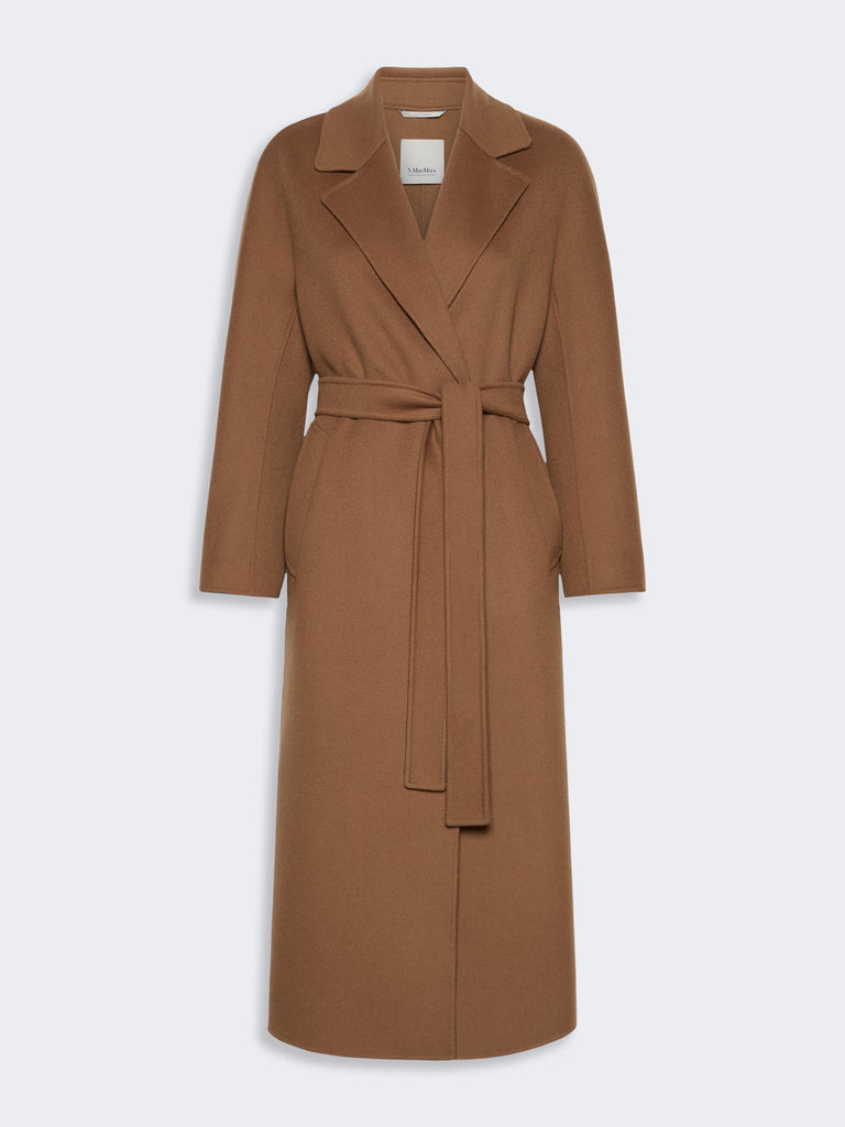 max mara long wool drap wrap coat