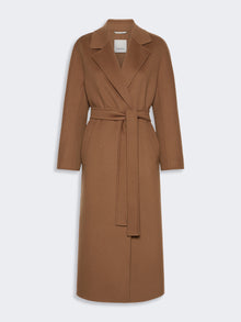 max mara long wool drap wrap coat for women