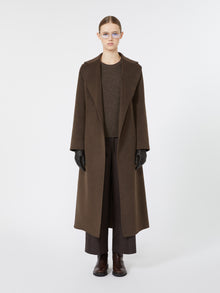 max mara double wool and yak robe coat for women