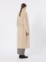 max mara double-breasted alpaca and wool coat for women