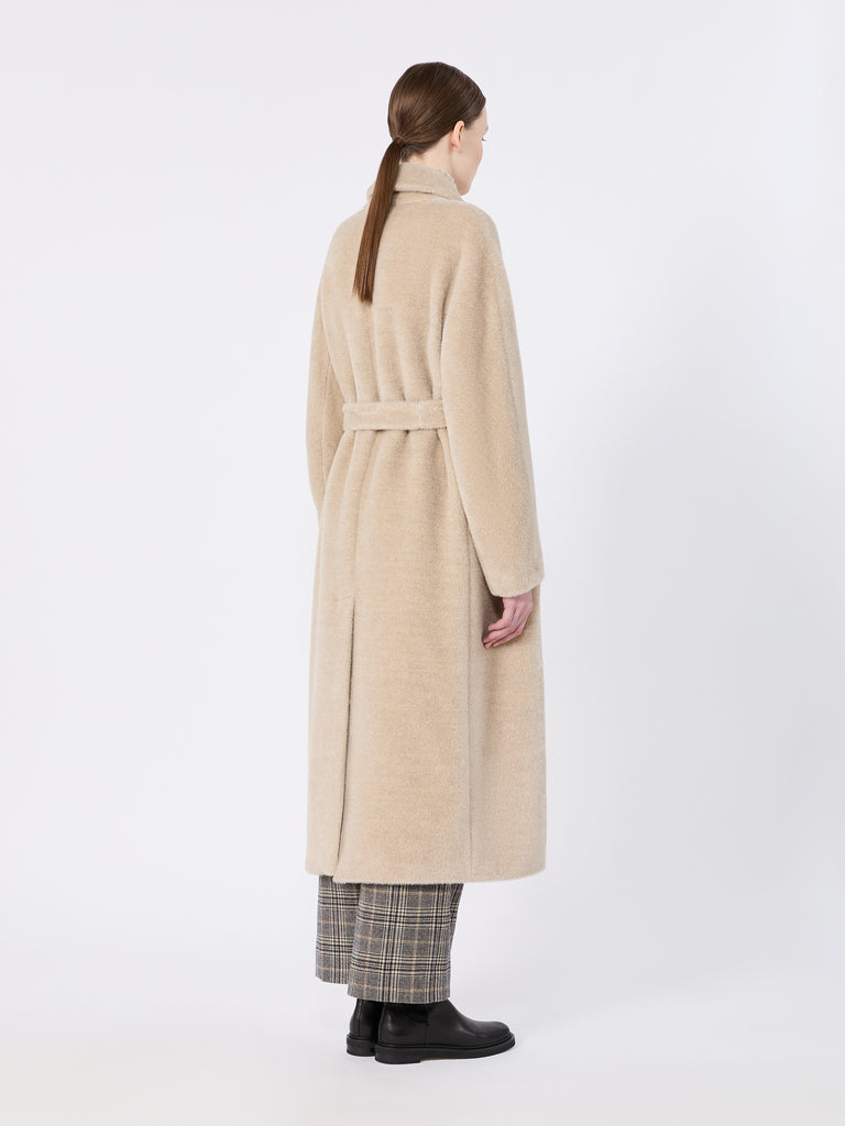 max mara double-breasted alpaca and wool coat