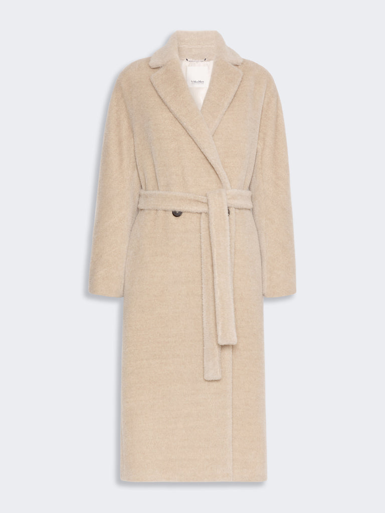 max mara double-breasted alpaca and wool coat