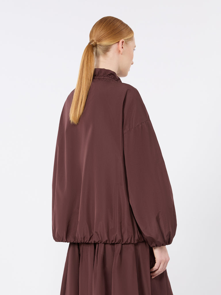 max mara water-repellent taffeta bomber jacket