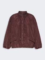 max mara water-repellent taffeta bomber jacket for women