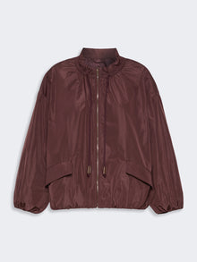 Water-Repellent Taffeta Bomber Jacket for Women - Bordeaux - Max Mara UAE