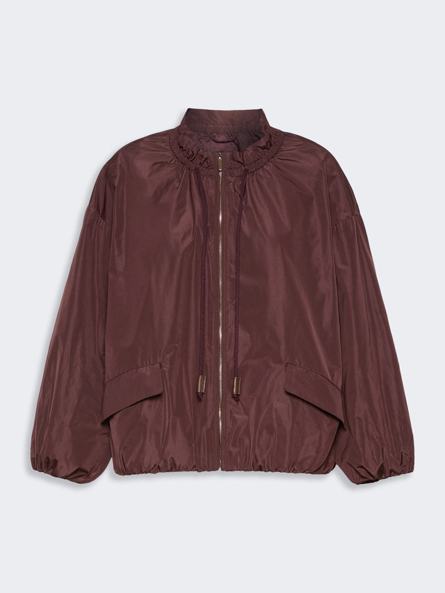 max mara water-repellent taffeta bomber jacket for women