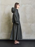 max mara water-repellent taffeta hooded jacket for women