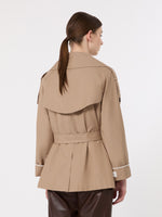 max mara oversized trench coat in water-repellent twill for women