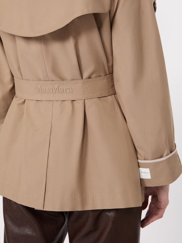 max mara oversized trench coat in water-repellent twill