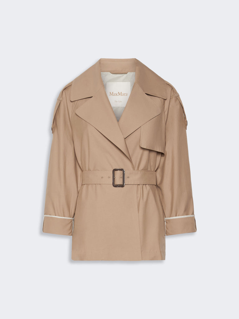 max mara oversized trench coat in water-repellent twill