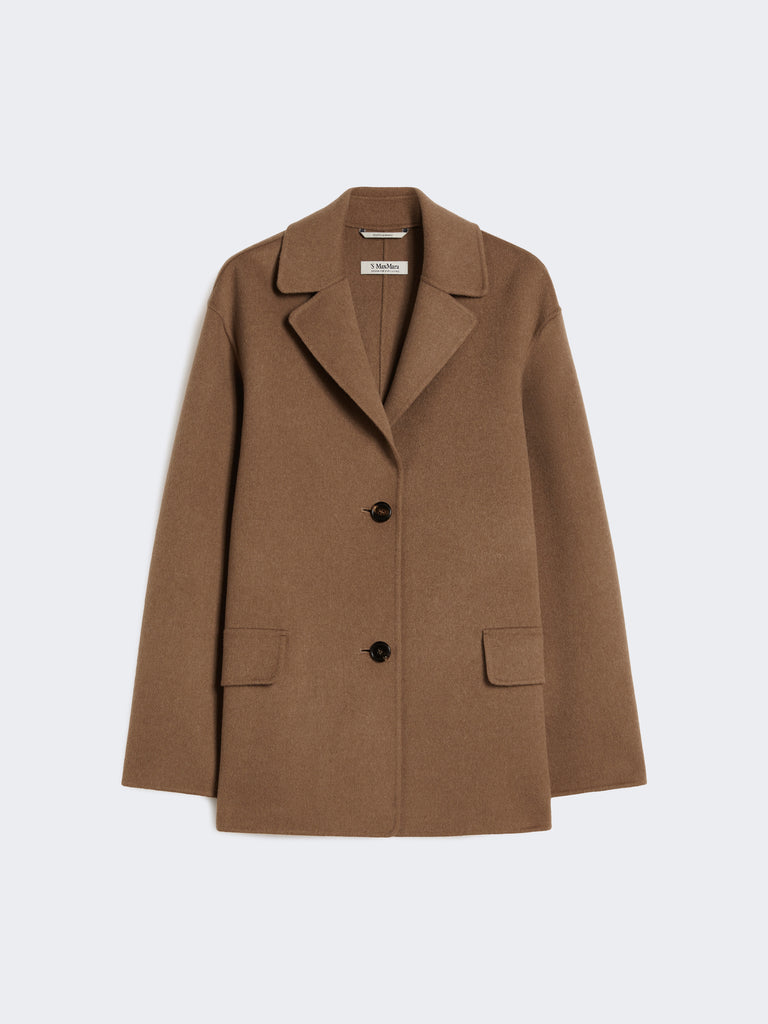 Single-breasted double-faced wool jacket