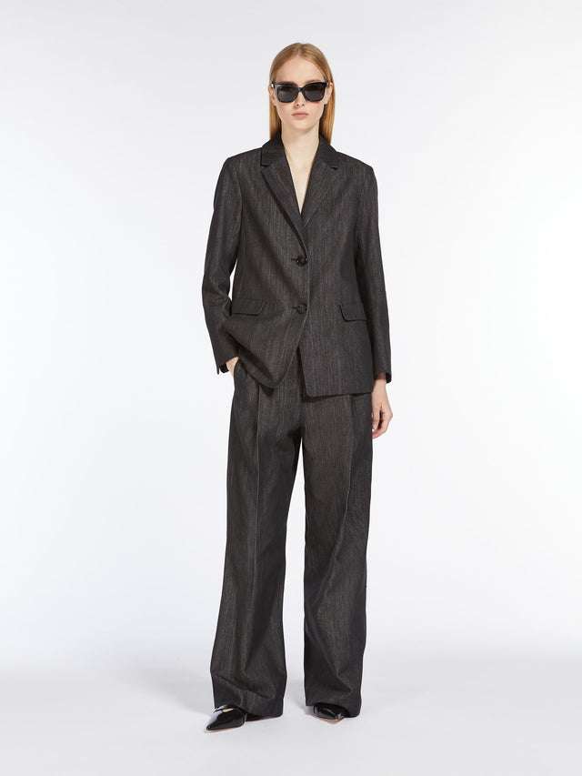 Denim-look cotton jacket