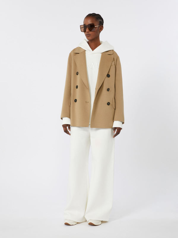 Double-breasted wool jacket
