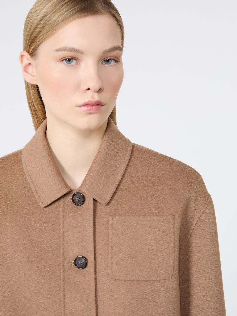 max mara wool drap cropped jacket