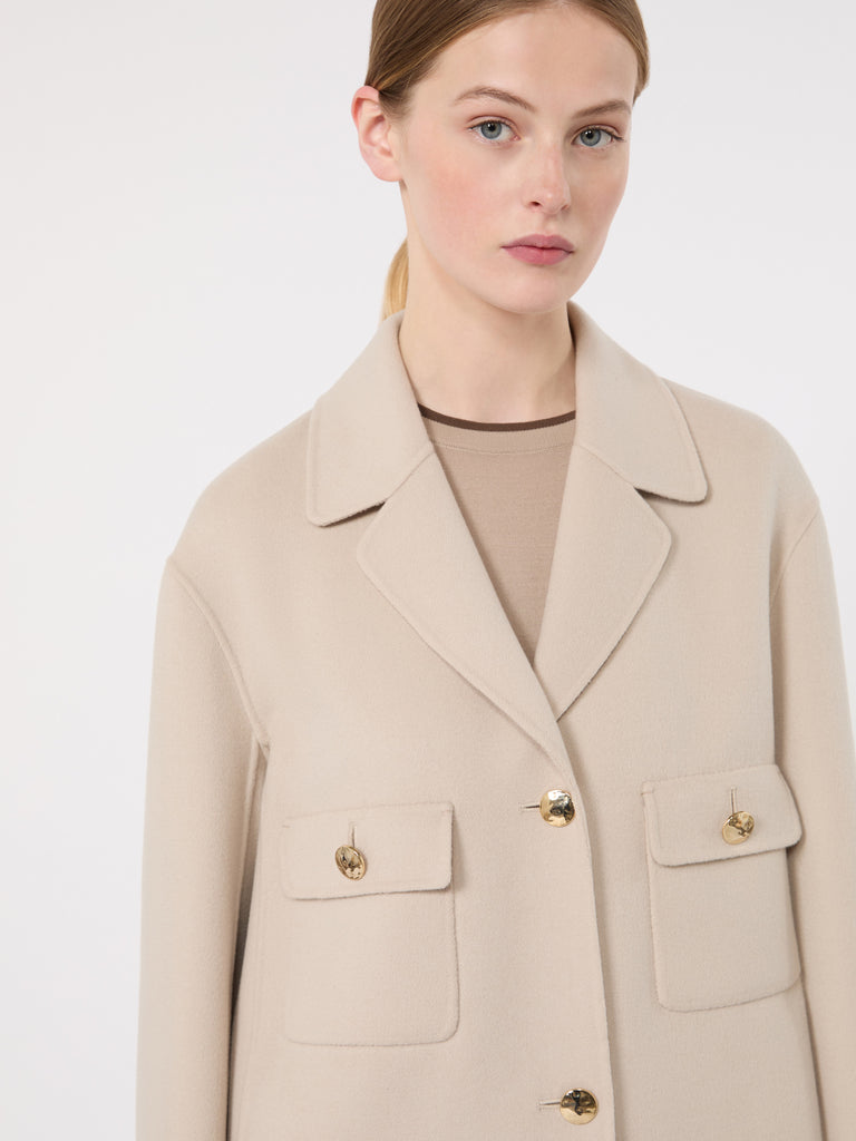 max mara double wool drap jacket