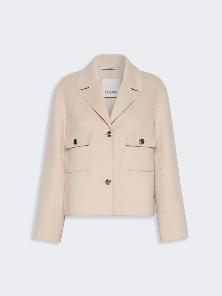 max mara double wool drap jacket