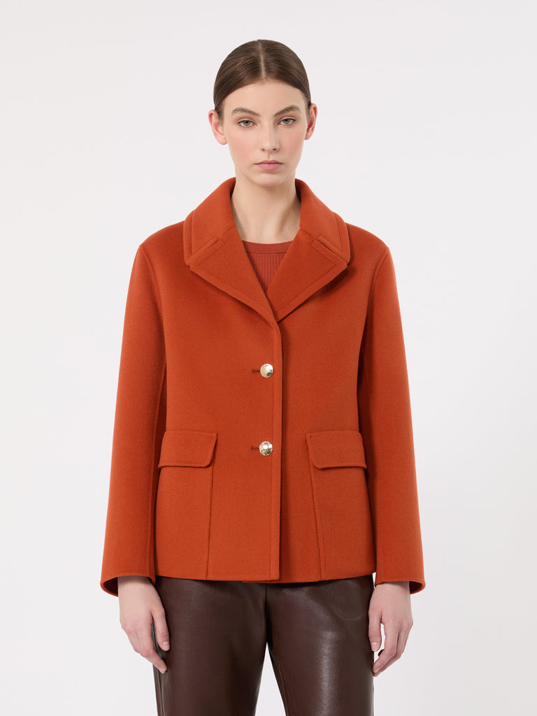 max mara drap wool single-breasted jacket