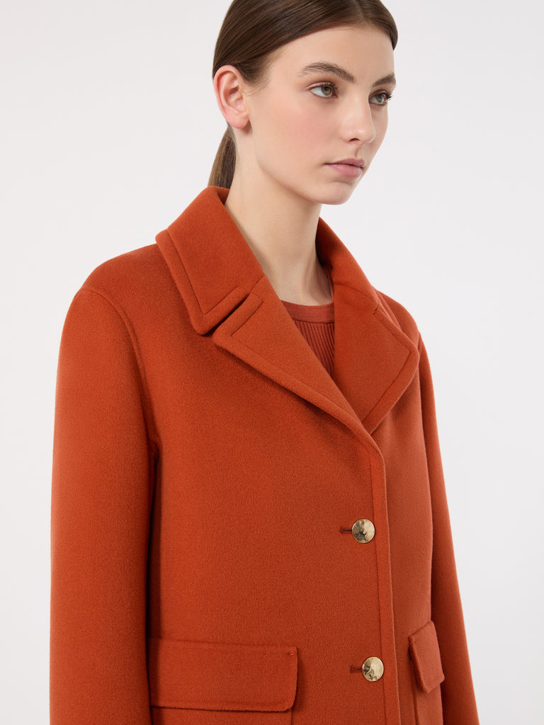 max mara drap wool single-breasted jacket