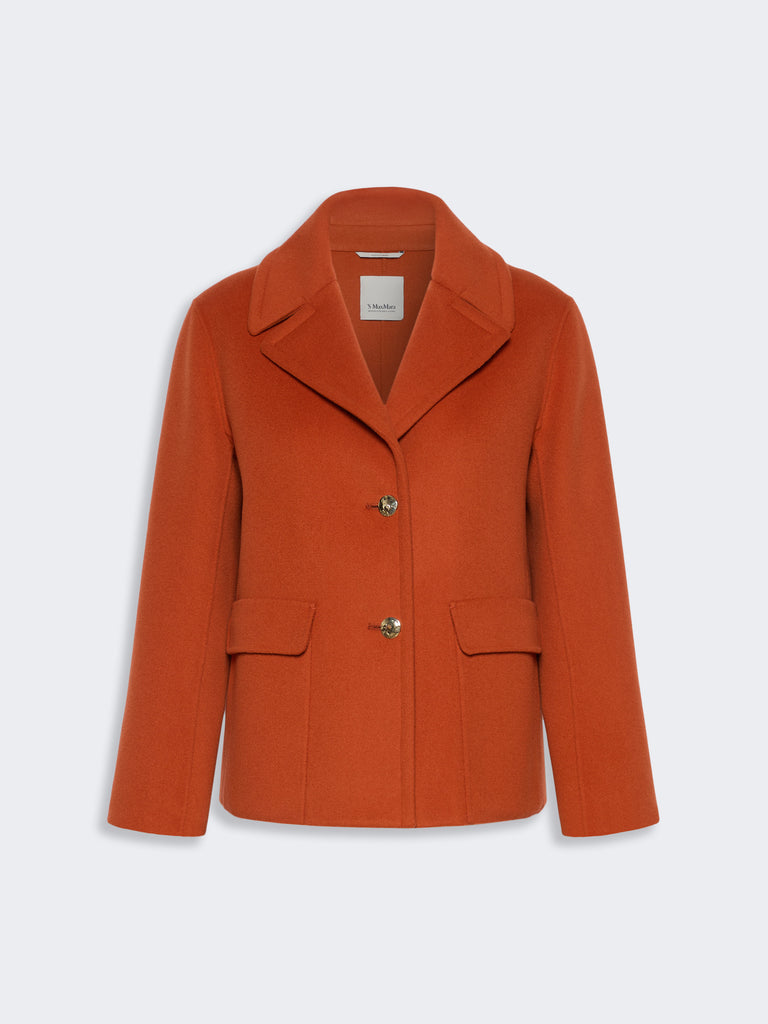 max mara drap wool single-breasted jacket