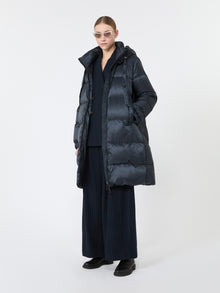Double-Breasted Pinstripe Wool Jacket for Women - Midnightblue - Max Mara UAE
