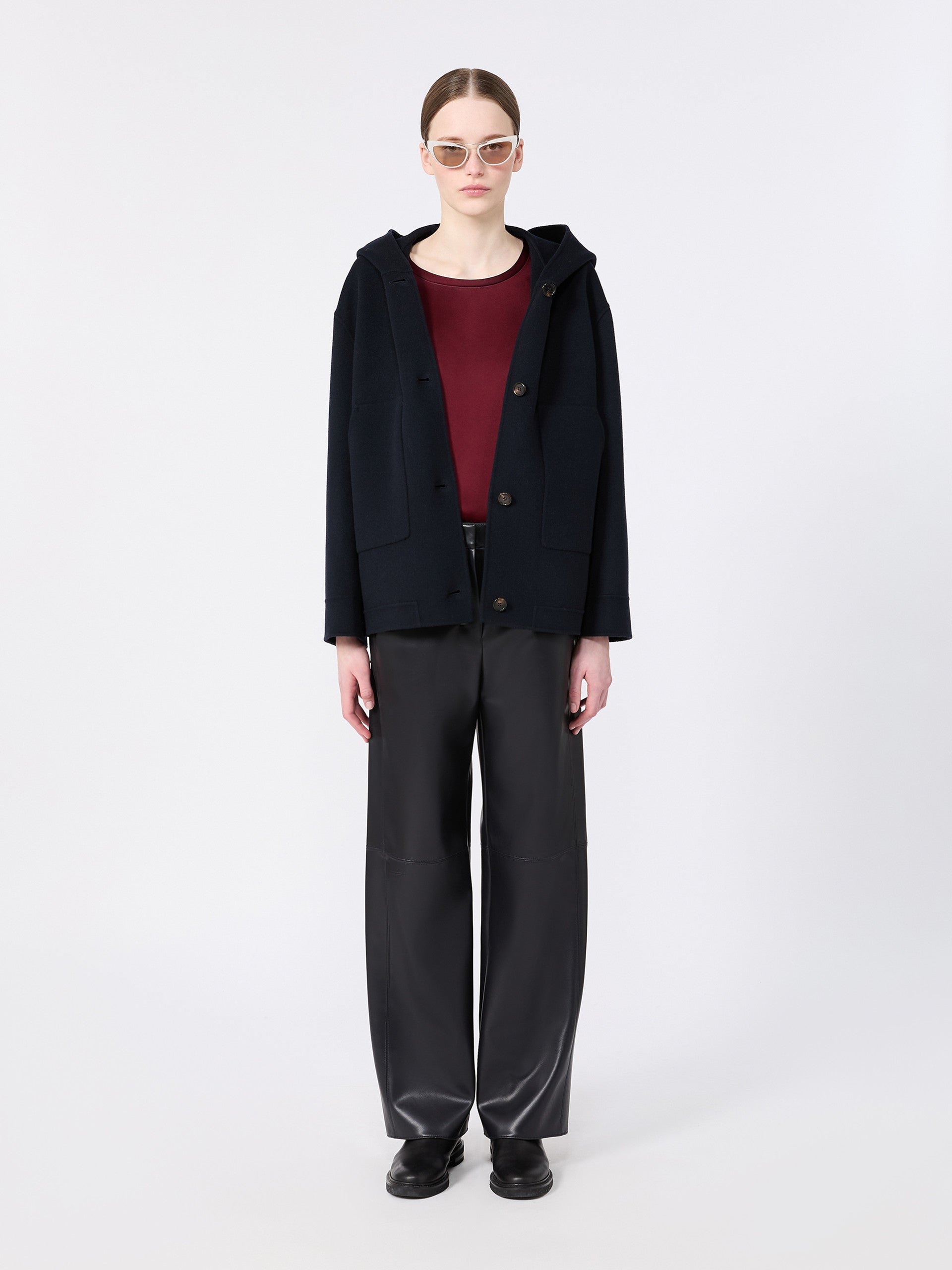 max mara hooded wool coat for women