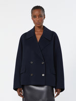 max mara wool drap pea coat for women