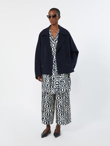 max mara wool drap pea coat for women