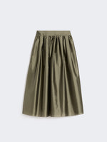max mara pleated organza skirt for women