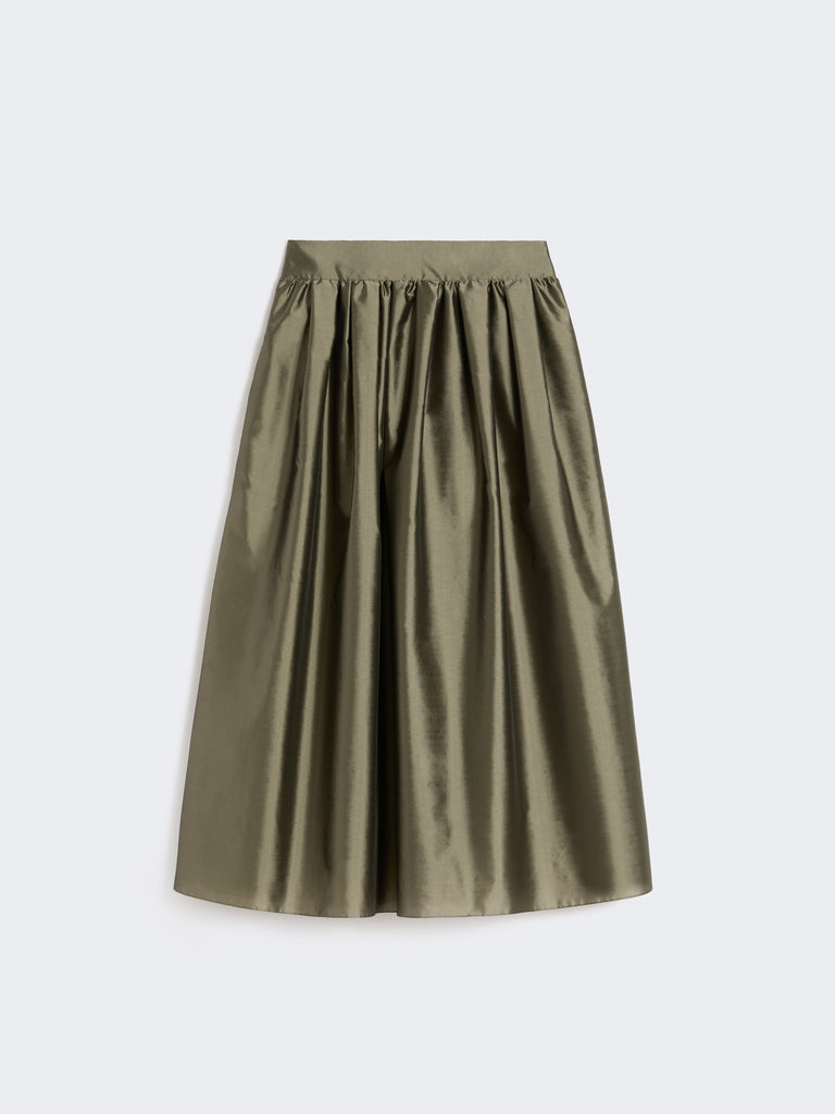 max mara pleated organza skirt