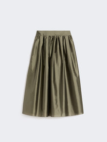 max mara pleated organza skirt for women
