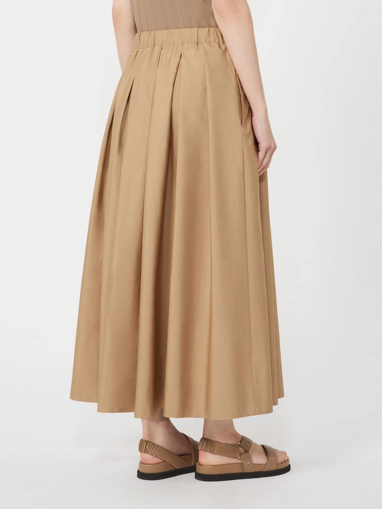 max mara cotton poplin skirt
