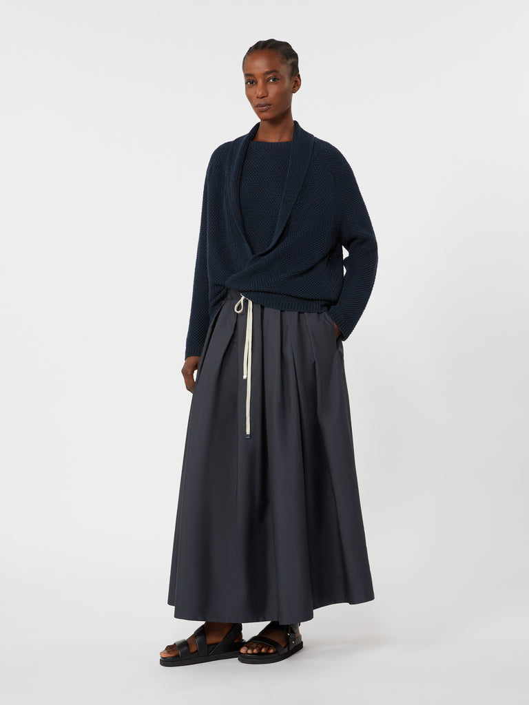 max mara cotton poplin skirt