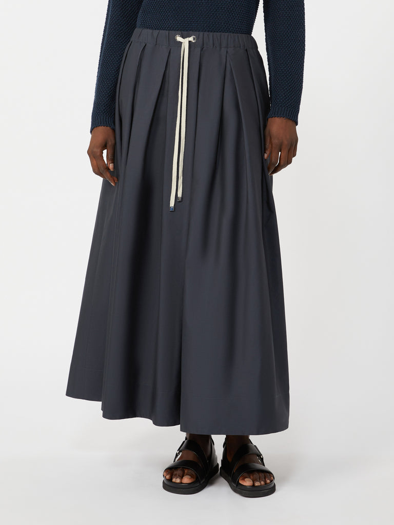 max mara cotton poplin skirt