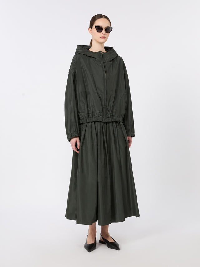 max mara taffeta pleated skirt for women