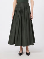 max mara taffeta pleated skirt for women