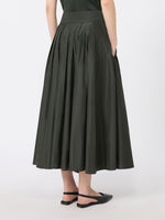 max mara taffeta pleated skirt for women