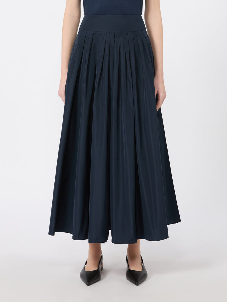 max mara taffeta pleated skirt