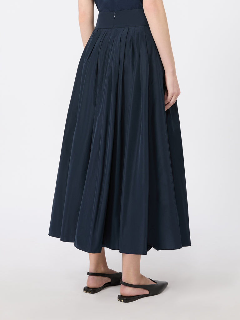 max mara taffeta pleated skirt