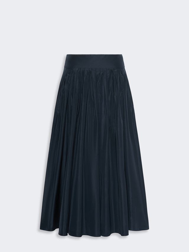 max mara taffeta pleated skirt for women