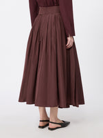 max mara taffeta pleated skirt for women
